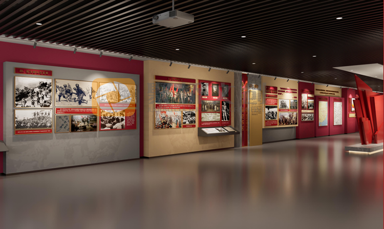 紅色主題展廳設(shè)計(jì)