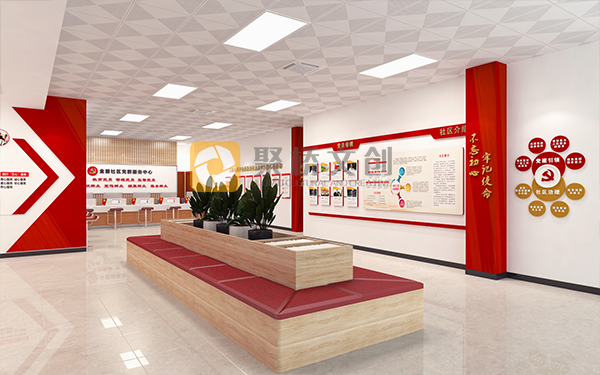 銀行黨建展廳設計方案怎么做？看著幾點就夠