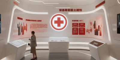 空間有限？看聚橋文創(chuàng)如何為高校打造一個“五臟俱全”的精品禁毒教育館設(shè)計