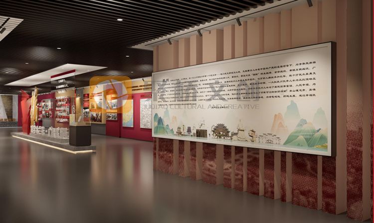 紅色主題展廳設(shè)計(jì)公司